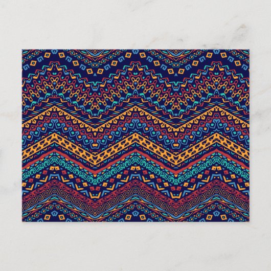 民族的モチーフ ポストカード (正面)