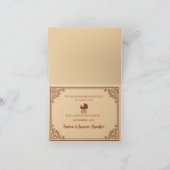 民族的母 | Thankful Little Pumpkin秋 カード (内部)