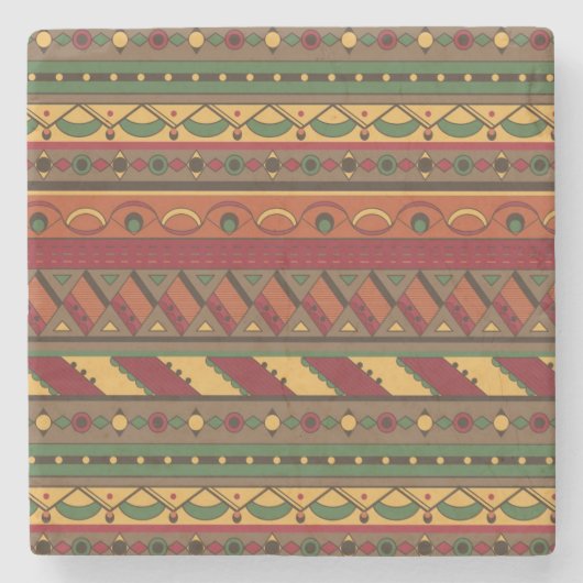 民族的背景 ストーンコースター (正面)