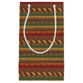 民族的背景 スモールペーパーバッグ (正面)