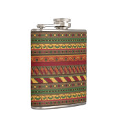 民族的背景 フラスク (右)