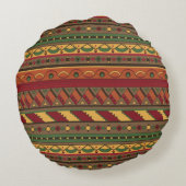 民族的背景 ラウンドクッション (裏面)