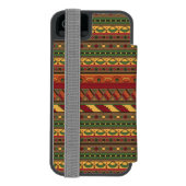 民族的背景 INCIPIO iPhoneウォレットケース (フォリオ裏面)