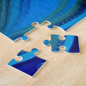 民族的謎：鮮やか抽象芸術ポートレート ジグソーパズル (側面)