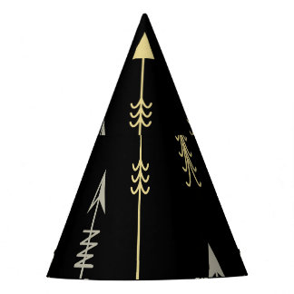 民族矢印：シームレスなパターンデザイン パーティーハット