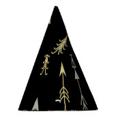 民族矢印：シームレスなパターンデザイン パーティーハット (右)