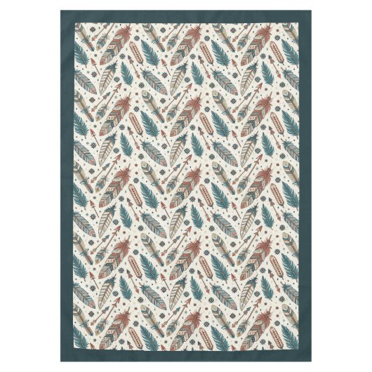 民族素朴のテーブルクロはっきりしたスの部族記号 テーブルクロス (正面)