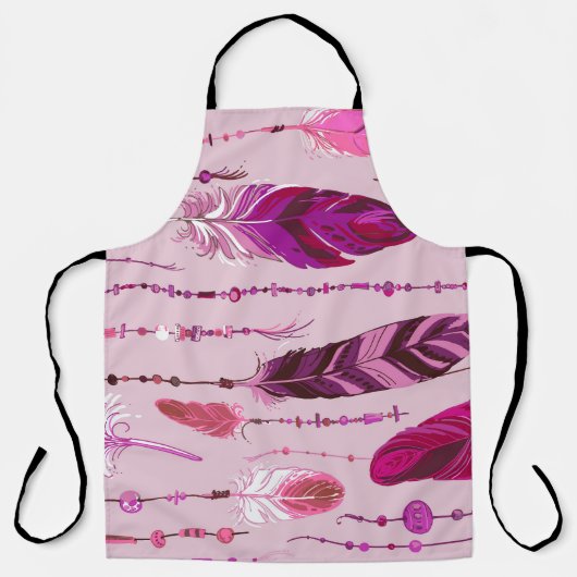 民族羽:明るい色のパターン。 エプロン (正面)