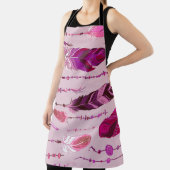 民族羽:明るい色のパターン。 エプロン (インサイチュ)