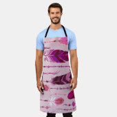 民族羽:明るい色のパターン。 エプロン (着用した状態)