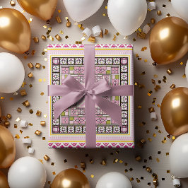 民族芸縁ど術 ラッピングペーパー