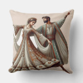 民族芸術的デザイン枕 クッション (正面)