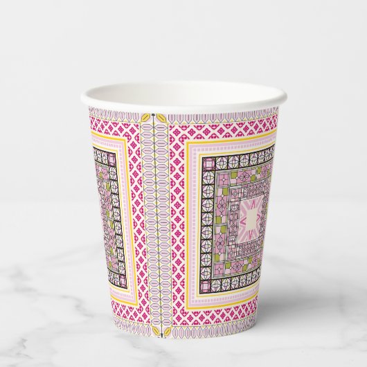 民族芸術 紙コップ (裏面)