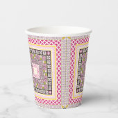 民族芸術 紙コップ (正面)