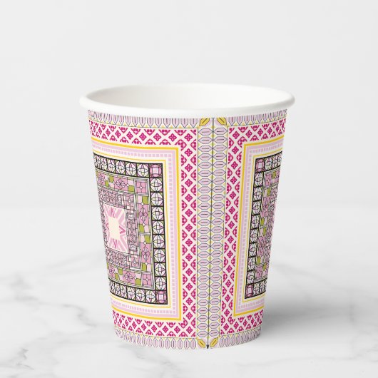 民族芸術 紙コップ (正面)