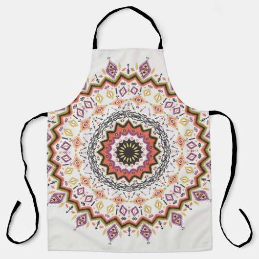 民族装飾：ヴィンテージ先住民オーナメント エプロン (正面)