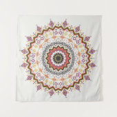 民族装飾：ヴィンテージ先住民オーナメント タペストリー (正面(横))