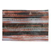 民族部族ストライプのデザイン:ラグ。 枕カバー (裏面)