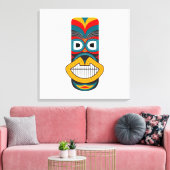 民族部族マスク キャンバスプリント (インサイチュ (リビング))
