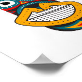 民族部族マスク ポスター (角)