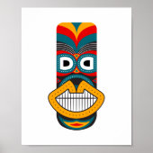 民族部族マスク ポスター (正面)