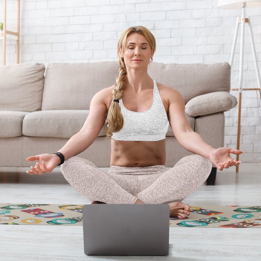 民族部族マスク ヨガマット