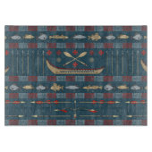 民族魚釣りパターン カッティングボード (正面)