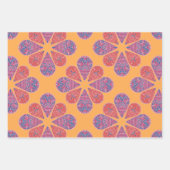 民族、インディアンパターン ラッピングペーパーシート (正面3)