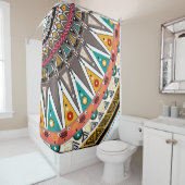 民族、オーナメント シャワーカーテン (インサイチュ)