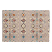 民族:シームレスな部族パターン 枕カバー (裏面)