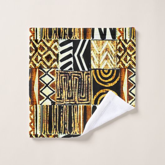 民族 バスタオルセット (ウォッシュタオル)