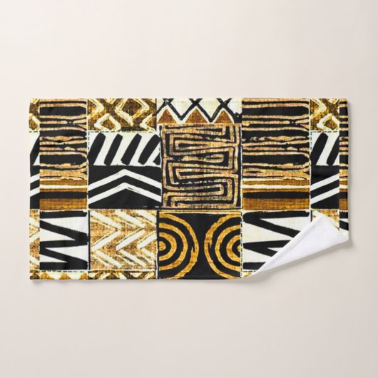 民族 バスタオルセット (ハンドタオル)
