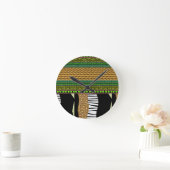 民族 ラウンド壁時計 (ホーム)