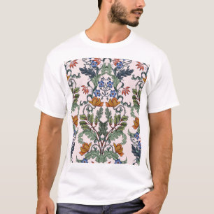 民族:伝統的装飾ヴィンテージフローラ Tシャツ