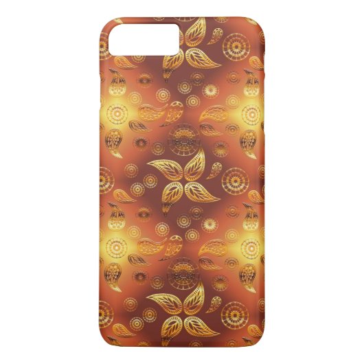 民族Bohoのスタイルの花柄 Case-Mate iPhoneケース (裏面)
