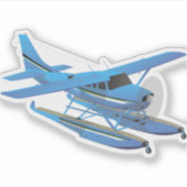 民生用独身の高翼水上機 シール (正面)
