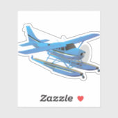 民生用独身の高翼水上機 シール (シート)