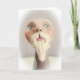 民芸のサンタのクリスマスカード シーズンカード