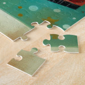 民芸のサンタクロース ジグソーパズル (側面)