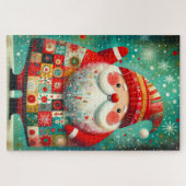 民芸のサンタクロース ジグソーパズル (横)