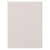 民芸のネオン花の幾何学的なパターン テーブルクロス (正面)