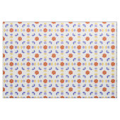 民芸のネオン花の幾何学的なパターン ファブリック (ファットクウォーター)