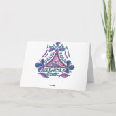 民芸のロシアのな"ハッピーバースデー" カード (裏面)