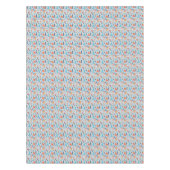 民芸の森林動物パターン テーブルクロス (正面)