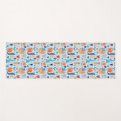 民芸の森林動物パターン ヨガマット (正面(横))