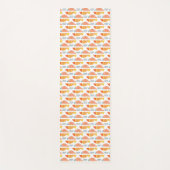 民芸の水泳の魚パターン ヨガマット (正面)