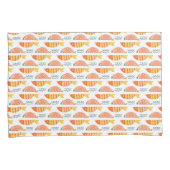 民芸の水泳の魚パターン 枕カバー (正面右)