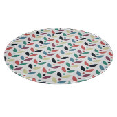 民芸の花の幾何学的なパターン カッティングボード (角)