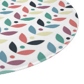 民芸の花の幾何学的なパターン カッティングボード (角)