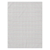 民芸の花の幾何学的なパターン テーブルクロス (正面)